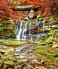 Blackwater Falls West Virginia Diamond Painting