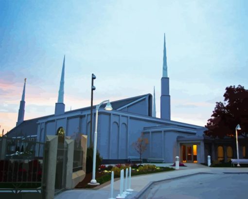 Boise Temple Diamond Painting