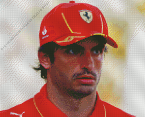 Carlos Sainz Diamond Painting