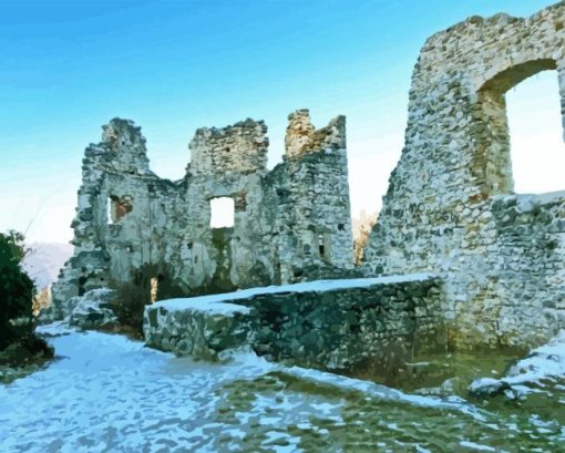 Castle Of Samobor Diamond Painting