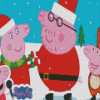 Christmas Peppa Pig Diamond Painting