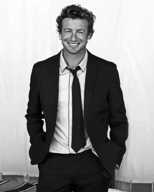 Classy Simon Baker Diamond Painting