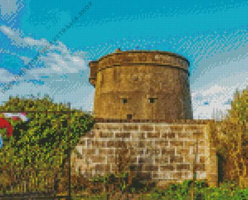 Dublin Martello Tower Diamond Painting