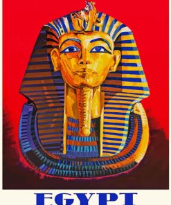 Egyptian King Tut Poster Diamond Painting