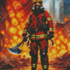 Fire Fighter Diamond Painting