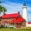 Fort Gratiot Lighthouse Diamond Painting