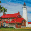 Fort Gratiot Lighthouse Diamond Painting