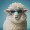 Funny Sheep Diamond Painting