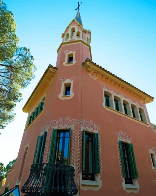 Gaudi House Diamond Painting