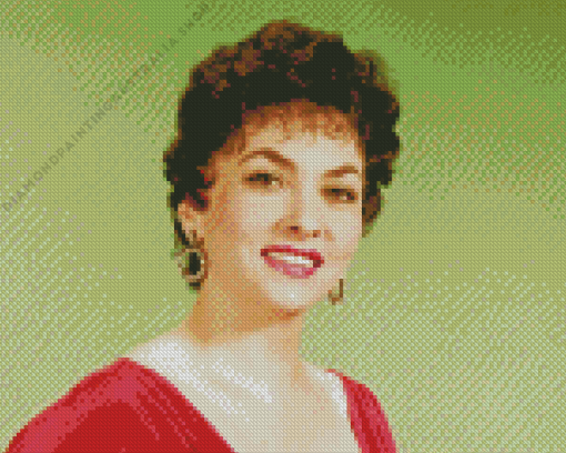 Gina Lollobrigida Diamond Painting