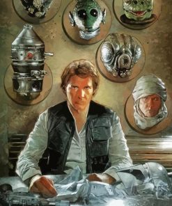 Han Solo Star Wars Film Diamond Painting