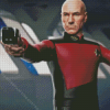 Jean Luc Picard Diamond Painting