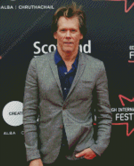 Kevin Bacon Actor Diamond Painting