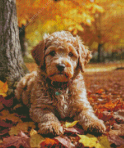 Labradoodle Puppy Dog Diamond Painting