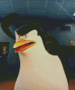 Madagascar Penguin Diamond Painting