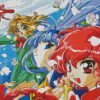 Magic Knight Rayearth Diamond Painting