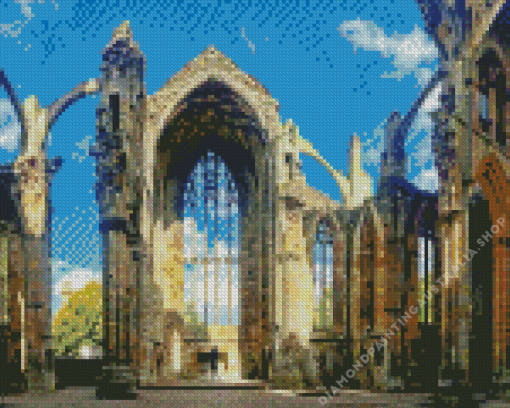 Melrose Abbey Diamond Painting