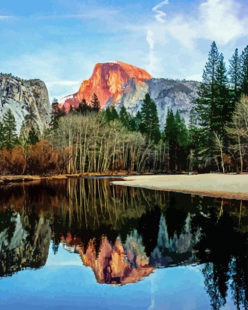 Merced River Diamond Painting