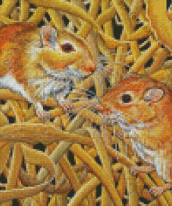 Mongolian Gerbils Diamond Painting