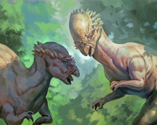 Pachycephalosaurus Diamond Painting