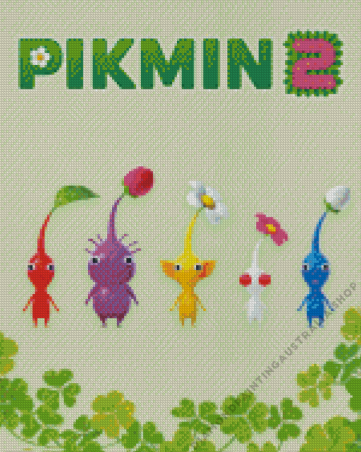 Pikmin 2 Game Diamond Painting