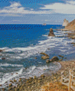 Playa de Benijo Diamond Painting