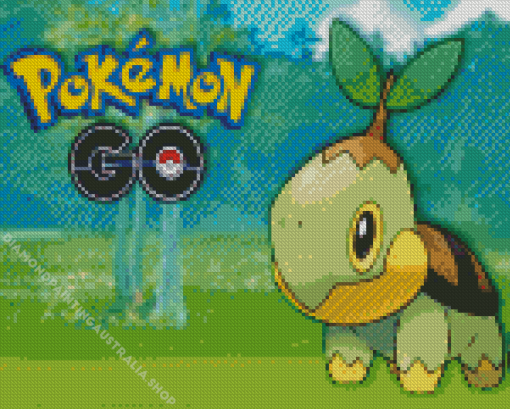 Pokemon Go Turtwig Diamond Painting