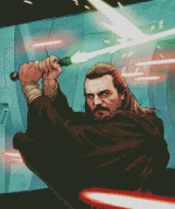 Qui Gon Jinn Diamond Painting