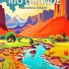 Rio Grande Taos Poster Diamond Painting