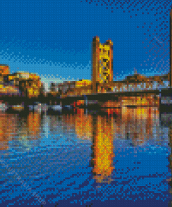 Sacramento Bridge Diamond Painting