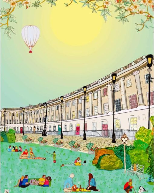 The Royal Crescent Diamond Painting