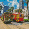 Tram New Orleans Diamond Painting