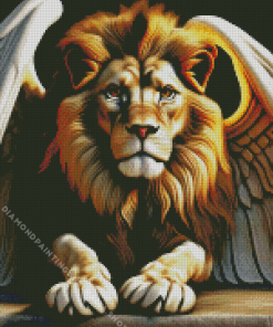 Angel Lion Diamond Painting