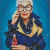 Cool Old Lady Diamond Painting