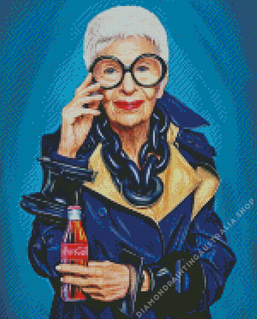 Cool Old Lady Diamond Painting