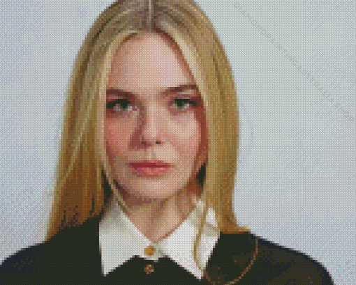 Elle Fanning Diamond Painting