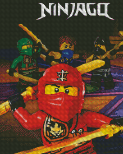 Lego Ninjago Masters of Spinjitzu Diamond Painting