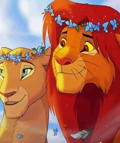 Nala And Simba Diamond Painting