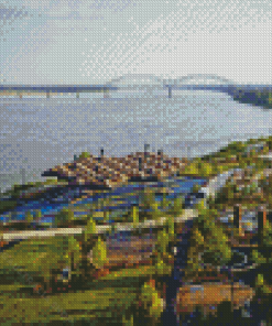 Riverfront Park Diamond Painting