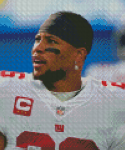 Saquon Barkley Diamond Painting