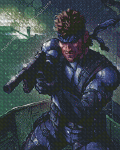 Solid Snake Diamond Painting