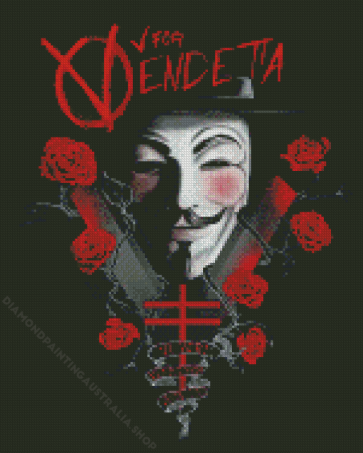 V for Vendetta Diamond Painting