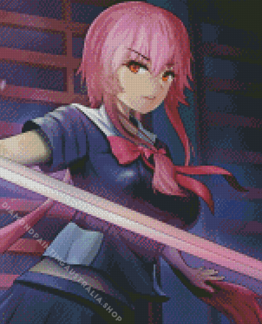 Yuno Gasai Diamond Painting