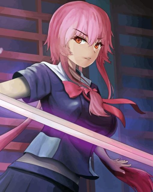 Yuno Gasai Diamond Painting